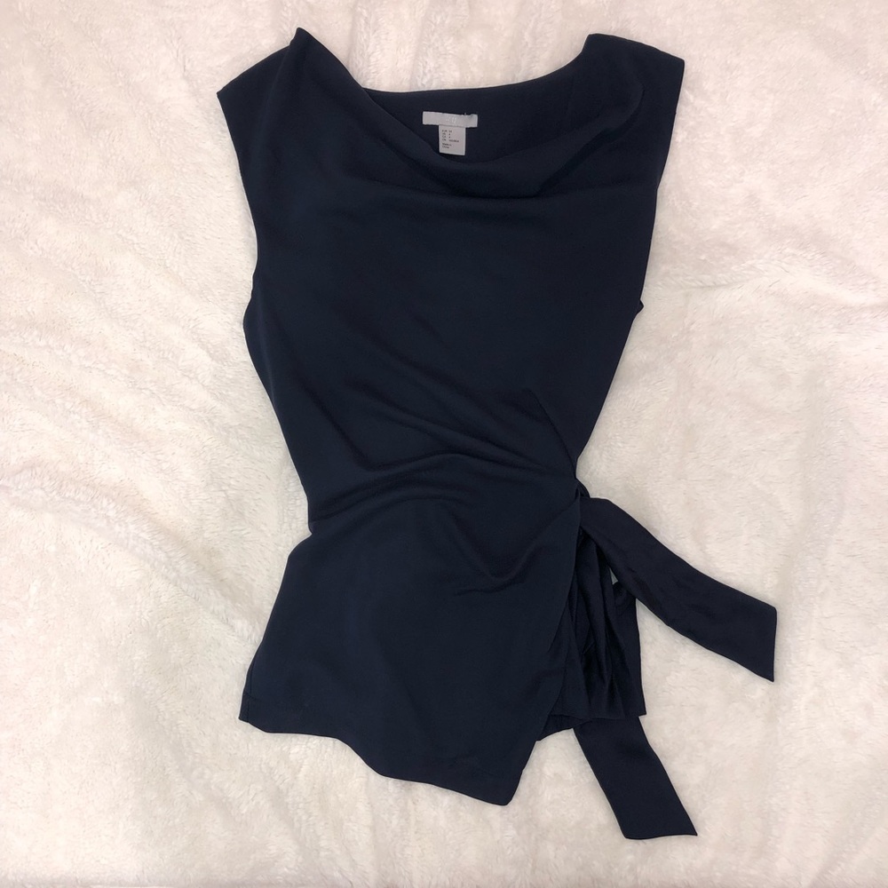 H&M Navy Top Size 4
